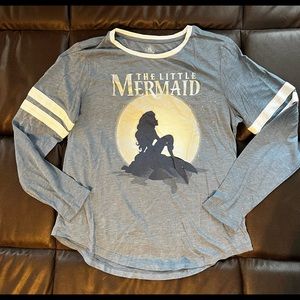Little Mermaid long sleeve top, EUC